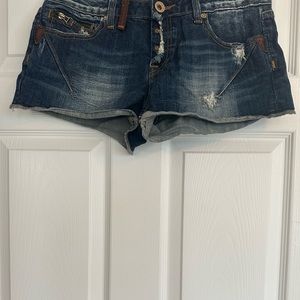 GUC Rerock for Express denim shorts size 10